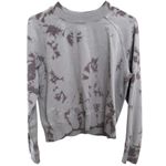 Lululemon athletica Gray Tie-Dye Sweatshirt Size 6 Photo 1