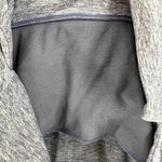 Apana Heathered Blue Cowl Neck Thumbhole Pullover Activewear Top Size Medium Photo 7