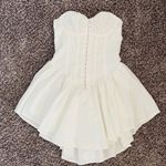 SheIn  white strapless dress - size xs Photo 2