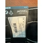 Monki  LOW WAIST BAGGY BLACK UTILITY JEANS 29 NWT Photo 3