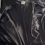 Victoria's Secret  Velour Hoodie Sweatshirt Size XL Black Full Zip Rhinestone Photo 15