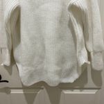 Boutique  White Knit Oversize Tunic Sweater Photo 7