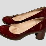 Burgundy Patent Leather Pumps Red Size 8 Photo 0