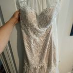 Maggie Sottero Cream Bridal Gown White Size 14 Photo 9