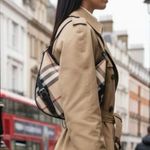 Burberry  Nova Check Larkin Canvas Hobo Buckle Shoulder Bag Photo 1