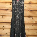 Jovani NWT  Black Lace Embroidered Beaded Gown Photo 0