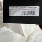 Paige  Women's Frayed Hem White Jean Shorts Photo 4