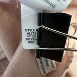 Madewell Linen Blend Alexandra Button-Front Mini Dress Size Medium M Pink Pocket Photo 8