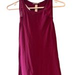 Athleta Magenta Tank Top With Lace Details Sz small Photo 0