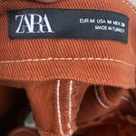 ZARA  Brown Seamed Mini Skirt Photo 5