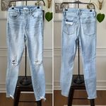 Good American  Good Waist Distressed Jeans High Rise Blue675 $160 6 28 Photo 1