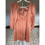 Flying Tomato Mini Dress A.Calin by  Cottagecore Puff Sleeve Tie-Back Summer Boho Photo 4