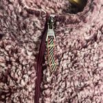 Weatherproof Women's L 1/4 Zip Teddy Fleece Pullover Maroon Mauve Cozy Winter Photo 2