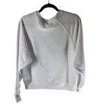 Calvin Klein Jeans Womens Sweatshirt Logo Crew Neck White Silver S Photo 1