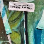 Handmade Vintage Funky Fabrics Multicolor Hand Dyed Artistic Jacket shirt jacket Photo 2