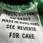 Swatch Vintage Sweatshirt "A Stitch in Time Saves Nine" 80s Boat Green XXL Photo 2