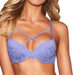 Frederick's of Hollywood Fredricks Of Hollywood Padded Lace Bra 32C NWT Lydia Strappy Detail Photo 0
