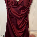 Dillard's Mini  Dress Red Formal Photo 0