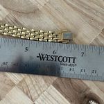 Citizen Eco-Drive Solar Ladies Watch Gold Tone Bracelet Black Dial Photo 12