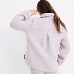 Madewell Polartech Popover Lavender Fleece Sweatshirt S Photo 2