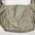 Vera Bradley Simply Vera Wang Handbag Purse Leather Ivory Shoulder Saddle Hand Bag Photo 2