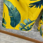 Lulus Strapless Yellow and Green Tropical Jumpsuit Photo 5