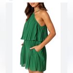 Petal and Pup  NWT Magnolia Pleated Romper Green XS 0 2 Photo 1