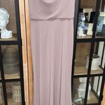 Jenny Yoo  BHLDN maxi dress fig lavender bridesmaid cowl drape capri bianca long Photo 13