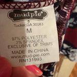 Mud Pie  long sleeve maroon blouse Photo 3