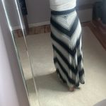 Merona : Black and Gray Striped Maxi Skirt Photo 1