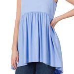 NWOT Brushed Sleeveless Empire Waist Shirring Top. Size XL Photo 1