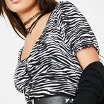 Motel Zebra Monda Crop Top Photo 1