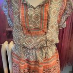 Maurice's Shirt Women Small Blouse Floral Cap Sleeve Lightweight Top Photo 2