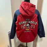  Parks Walt Disney World Red Blue Windbreaker Rain Jacket Coat Embroider Photo 3