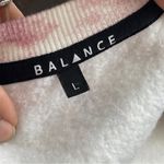 Balance Athletica BALANCE | Pink Tie Dye Embossed Cropped Sweatshirt Sz L Photo 5