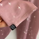 Onzie Hot Yoga High Rise Legging Pink Hue with Star Constellation Print XS Photo 5