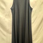 Club Monaco  ribbed midi dress textured knit shark bite hem size medium/large NWT Photo 2