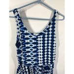 Faded Glory Vintage  blue white tank tie-dye dress size medium Photo 1