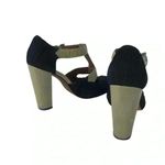 MODERN VINTAGE HEELS WOMENS 7.5 SUEDE PLATFORM PUMPS RETRO GLAM STYLE Photo 7