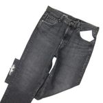 AG Adriano Goldschmied NWT Adriano Goldschmied AG Alexxis Crop in Shadow Black Straight Jeans 31 Photo 1
