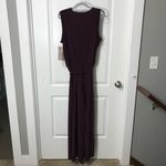 Nina Leonard  Deep Purple Maxi Dress Photo 1