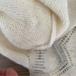 Peruvian Connection  NWTs Angelica Pullover Open Back Cream Sweater Medium Alpaca Photo 7