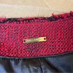 Rebecca Minkoff Red Tweed Zip Jacket Photo 6