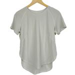 Lululemon Swiftly Tech Short Sleeve Top Women Light Grey Athletic Size M Photo 3