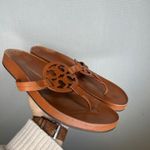 Tory Burch  Miller Cloud Camello Flip Flop Sandals Brown Leather Women Size 11 Photo 1