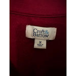 Croft & Barrow Women's Red Full Zip Jacket 3X Photo 2