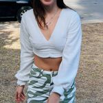 Cropped Sweater White Photo 0