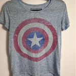 Marvel ‎ Captain America Shield Graphic T-Shirt Womens Size Small Photo 0