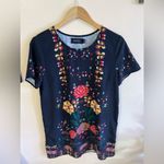 MINK PINK  Wisdom Tee Short Sleeve Shift Dress floral Size M Photo 11