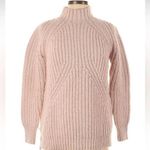 J.Crew Collection Blush Light Pink Turtleneck Knit Wool & Alpaca Sweater Size M Photo 1
